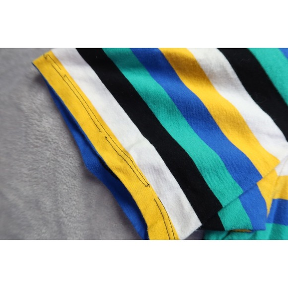 Guess Ringer T Shirt Men's Size L Striped Retro Vintage 90's Y2K Vintage - Picture 5 of 10